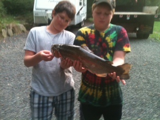 Rainbow Trout caught in Nonnewaug River